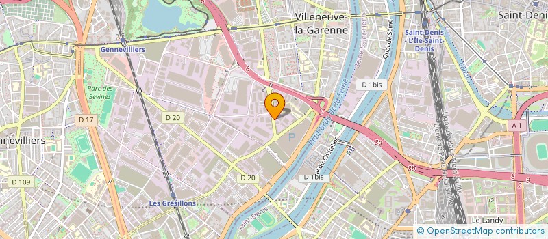 localisation de l'entreprise ASSISTANCE SOFTWARE à VILLENEUVE-LA-GARENNE