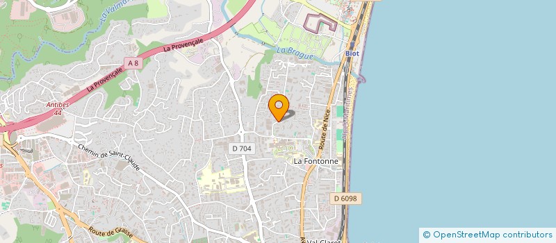 localisation de l'entreprise ASSISTANCE SOLUTIONS MATERIAUX AUX ENTREPRISES à ANTIBES