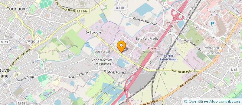 localisation de l'entreprise ASSISTANCE SOUDAGE HERMANTIER à PORTET-SUR-GARONNE