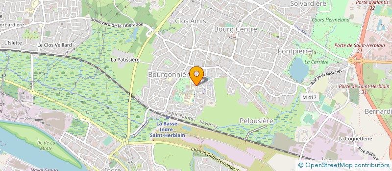 localisation de l'entreprise ASSISTANCE ST HERBLAIN ET INDRE  SAINT-HERBLAIN