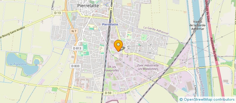 localisation de l'entreprise ASSISTANCE SYNTHESE INGENIERIE à PIERRELATTE