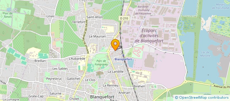 localisation de l'entreprise ASSISTANCE TAXI REGIS à BLANQUEFORT