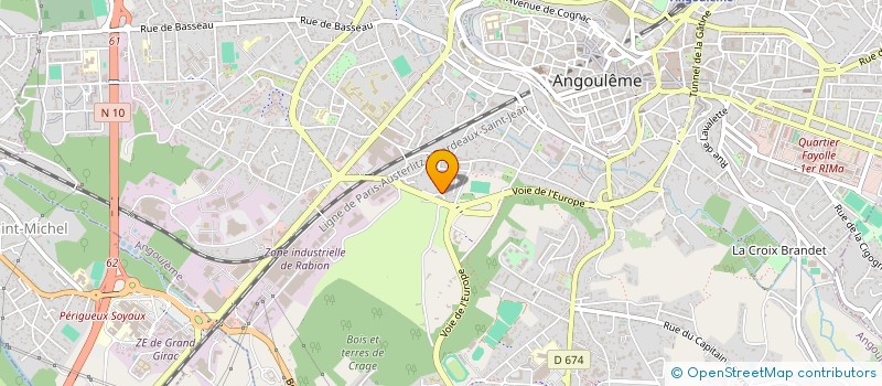 localisation de l'entreprise ASSISTANCE TAXIS GRAND ANGOULEME à ANGOULEME