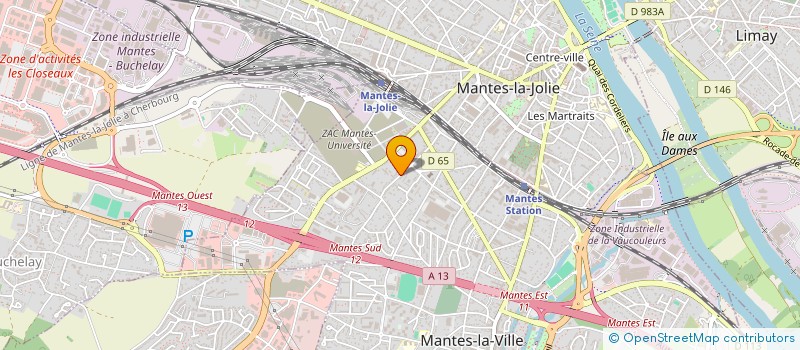 localisation de l'entreprise ASSISTANCE TECH BUREAUTIQUE DU MANTOIS à MANTES-LA-VILLE