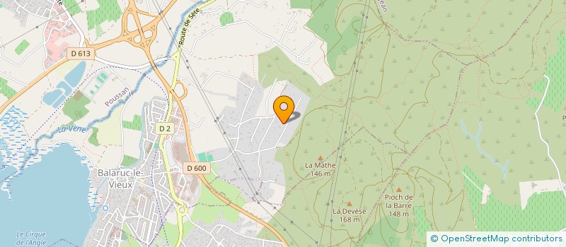 localisation de l'entreprise ASSISTANCE   TECHNIQUE  BALARUC-LE-VIEUX