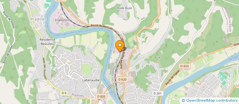 localisation de l'entreprise ASSISTANCE TECHNIQUE CHARIOTS à CAHORS