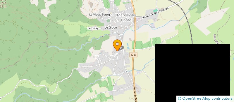 localisation de l'entreprise ASSISTANCE TECHNIQUE CHAUFFAGE ET CLIMATISATION - AT2C  MARCILLY-LE-CHATEL