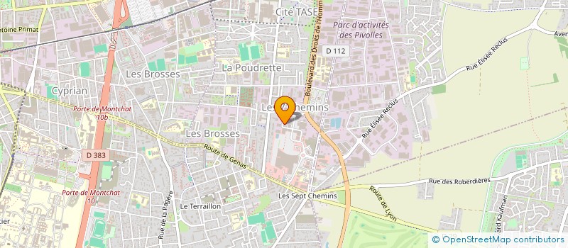 localisation de l'entreprise ASSISTANCE TECHNIQUE DU BATIMENT à VAULX-EN-VELIN