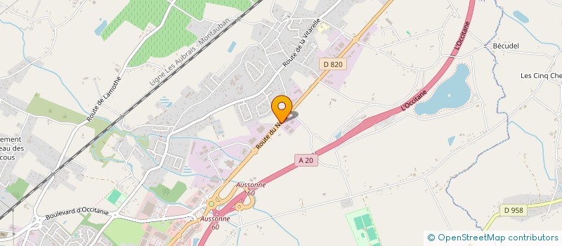 localisation de l'entreprise ASSISTANCE TECHNIQUE ET CHARIOTS à MONTAUBAN