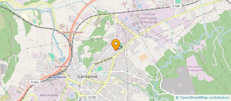 localisation de l'entreprise ASSISTANCE TECHNIQUE ET QUALITE à GARDANNE