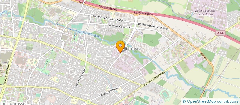 localisation de l'entreprise ASSISTANCE TECHNIQUE ETANCHEITE à PAU