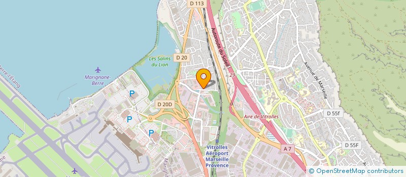 localisation de l'entreprise ASSISTANCE TECHNIQUE & ETUDES CHARPENTES à VITROLLES