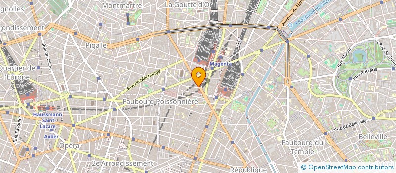 localisation de l'entreprise ASSISTANCE TECHNIQUE EXPERTISE COMPTABLE  PARIS