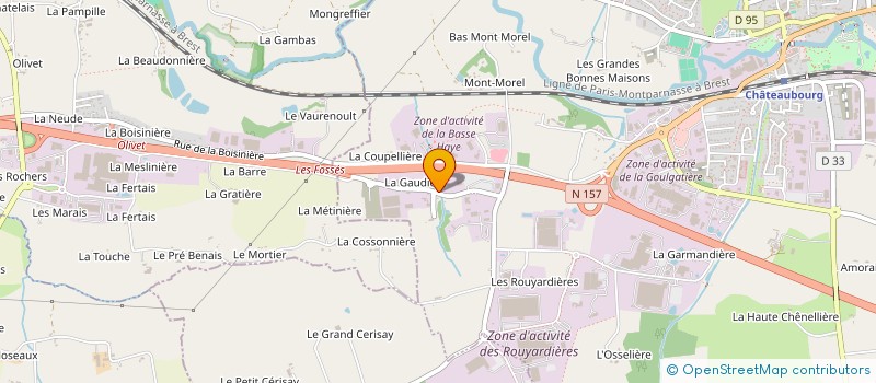 localisation de l'entreprise ASSISTANCE TECHNIQUE INDUSTRIELLE à CHATEAUBOURG