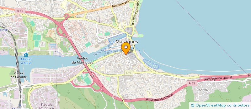 localisation de l'entreprise ASSISTANCE TECHNIQUE INTERIM MEDITERRANN à MARTIGUES