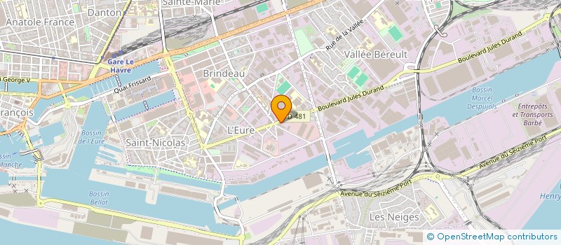 localisation de l'entreprise ASSISTANCE TECHNIQUE INTERNATIONALE AUX INDUSTRIES  LE HAVRE