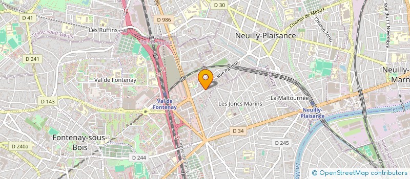 localisation de l'entreprise ASSISTANCE TECHNIQUE MODE à FONTENAY-SOUS-BOIS