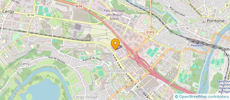 localisation de l'entreprise ASSISTANCE TECHNIQUE POUR L'INDUSTRIE à CERGY