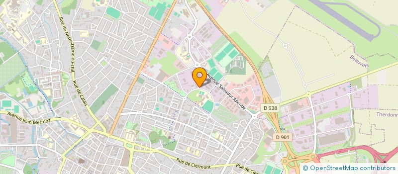localisation de l'entreprise ASSISTANCE TECHNIQUES ET ETUDES PREVENTIVES SECURITE à BEAUVAIS