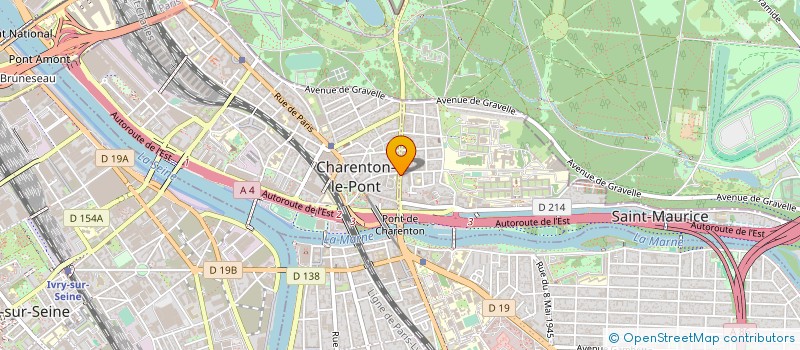 localisation de l'entreprise ASSISTANCE TELE SURETE VISION à SAINT-MAURICE