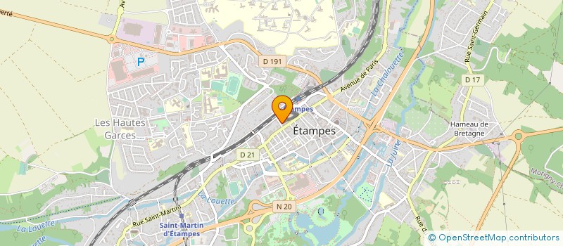 localisation de l'entreprise ASSISTANCE TELEMATIQUE SERVICES à ETAMPES