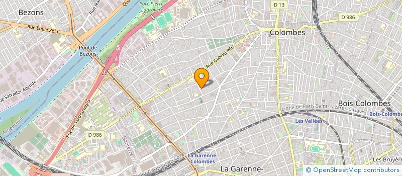 localisation de l'entreprise ASSISTANCE TELETECHNIQUE à COLOMBES