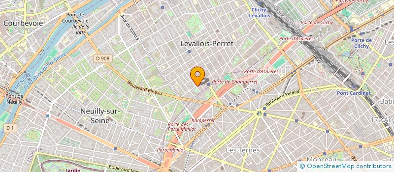 localisation de l'entreprise ASSISTANCE TEMPORAIRE à LEVALLOIS-PERRET