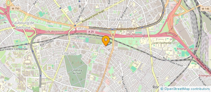 localisation de l'entreprise ASSISTANCE TLS à LILLE