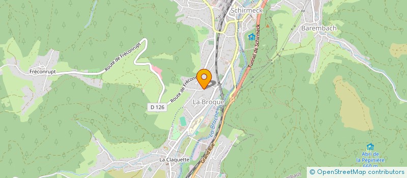 localisation de l'entreprise ASSISTANCE TOITURE SERVICES à LA BROQUE