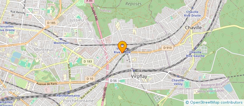 localisation de l'entreprise ASSISTANCE TRANSPORTS SERVICES à VIROFLAY