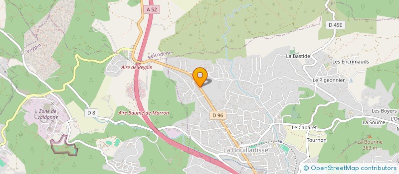 localisation de l'entreprise ASSISTANCE TRAVAUX AMENAGEMENT PROVENCE  LA BOUILLADISSE