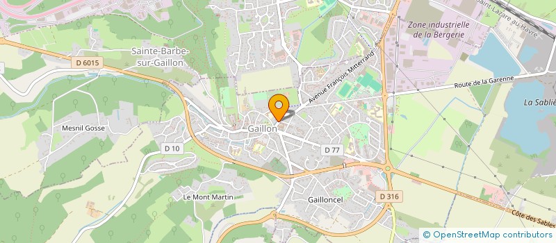 localisation de l'entreprise ASSISTANCE TROISIEME AGE à GAILLON