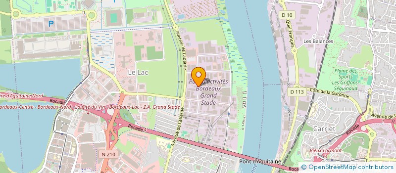 localisation de l'entreprise ASSISTANCE VIE ET CONFORT à BORDEAUX