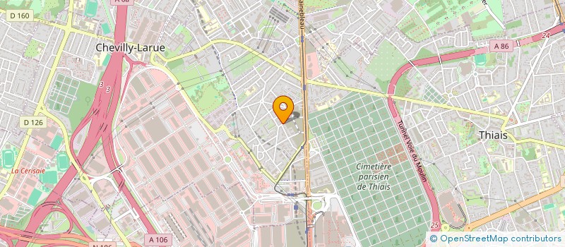 localisation de l'entreprise ASSISTANCE VIE QUOTIDIENNE (A.V.Q.)  CHEVILLY-LARUE