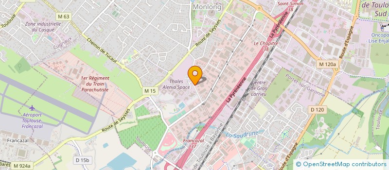 localisation de l'entreprise ASSISTANCE VIGILANCE TELESURV SECURITE à TOULOUSE