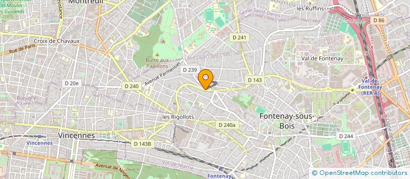 localisation de l'entreprise ASSISTANCEGLASS à FONTENAY-SOUS-BOIS
