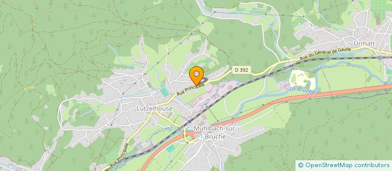 localisation de l'entreprise ASSISTANCES ETUDES TRAVAUX SERGE CONVERT  BELLEFOSSE