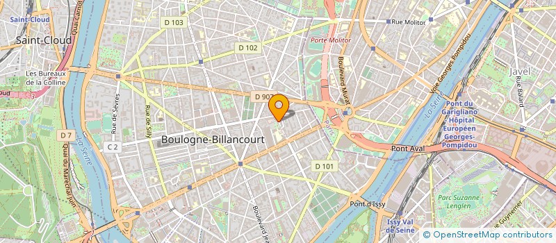 localisation de l'entreprise ASSISTANCES TECHNIQUES à BOULOGNE-BILLANCOURT