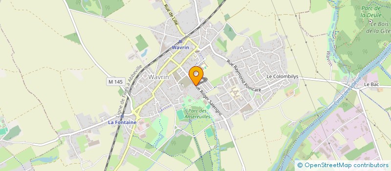 localisation de l'entreprise ASSISTANCES TRANSPORTS SERVICES  WAVRIN