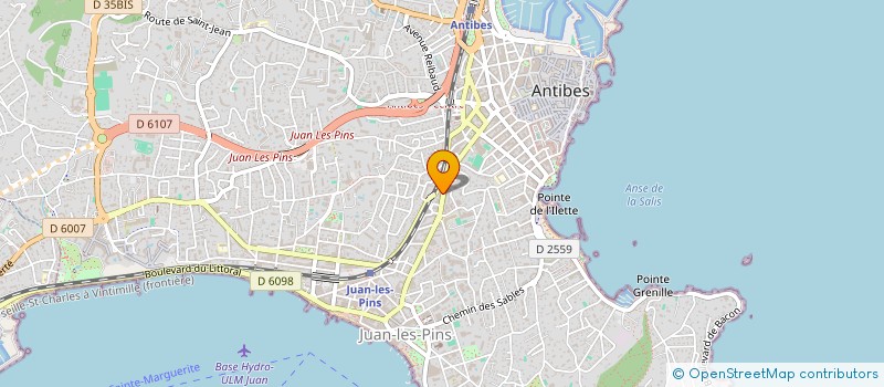 localisation de l'entreprise ASSISTANTE A LA CARTE  ANTIBES