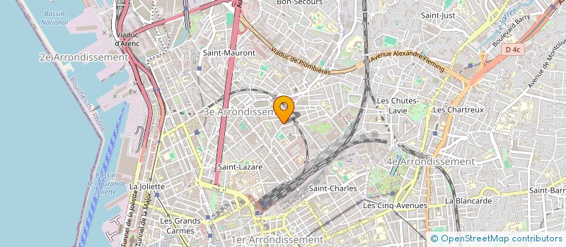 localisation de l'entreprise ASSISTANTE INTERNATIONALE à MARSEILLE