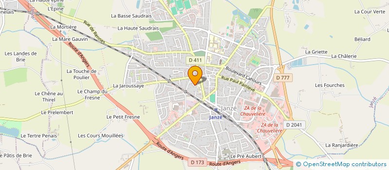 localisation de l'entreprise ASSISTANTS ASSISTANTES MATERNELS JANZE  JANZE