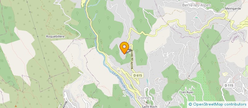 localisation de l'entreprise ASSISTANTS FAMILIAUX DU SUD-ALPES MARITIMES à CONTES