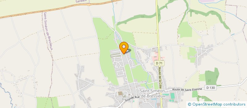 localisation de l'entreprise ASSISTAVIE  SAINT-SIMEON-DE-BRESSIEUX