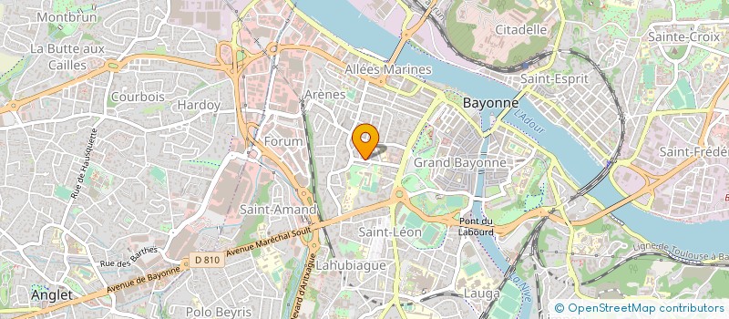 localisation de l'entreprise ASSISTEA GROUPE à BAYONNE
