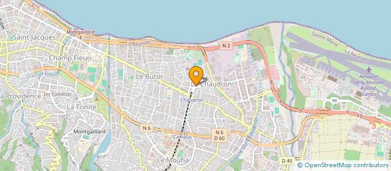 localisation de l'entreprise ASSISTEC à SAINT-DENIS