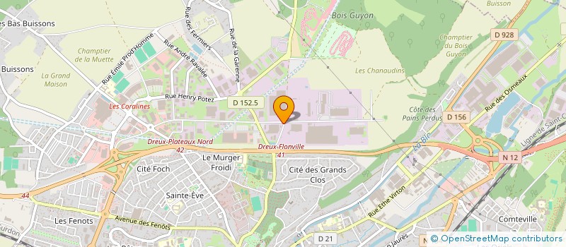 localisation de l'entreprise ASSISTECH 28 à DREUX