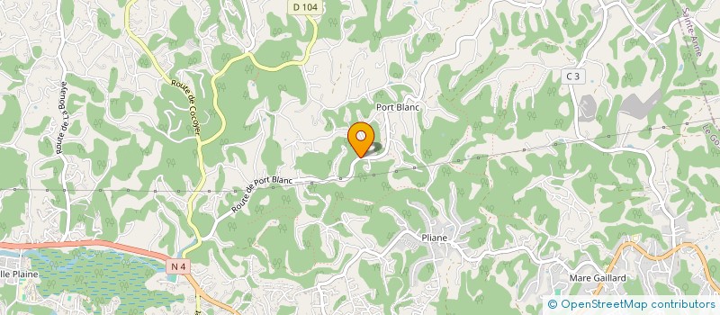 localisation de l'entreprise ASSISTEL  LE GOSIER