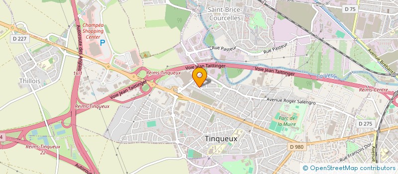 localisation de l'entreprise ASSISTELEC à TINQUEUX
