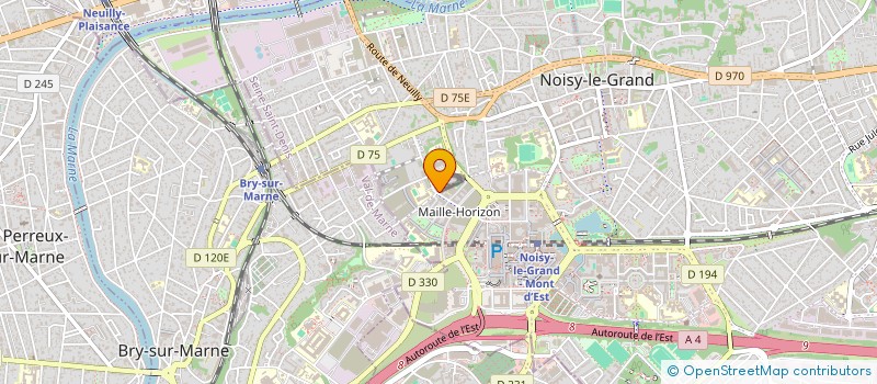 localisation de l'entreprise ASSISTEM  NOISY-LE-GRAND